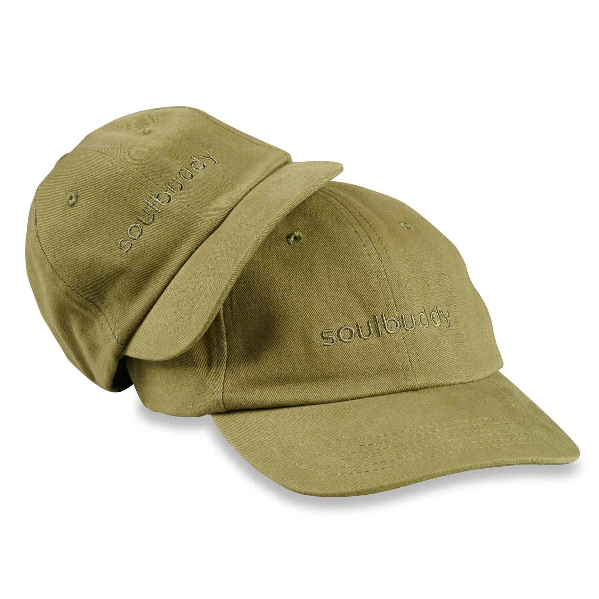 Soulbuddy Dad Hat Basecaps 2er-Set in Olive