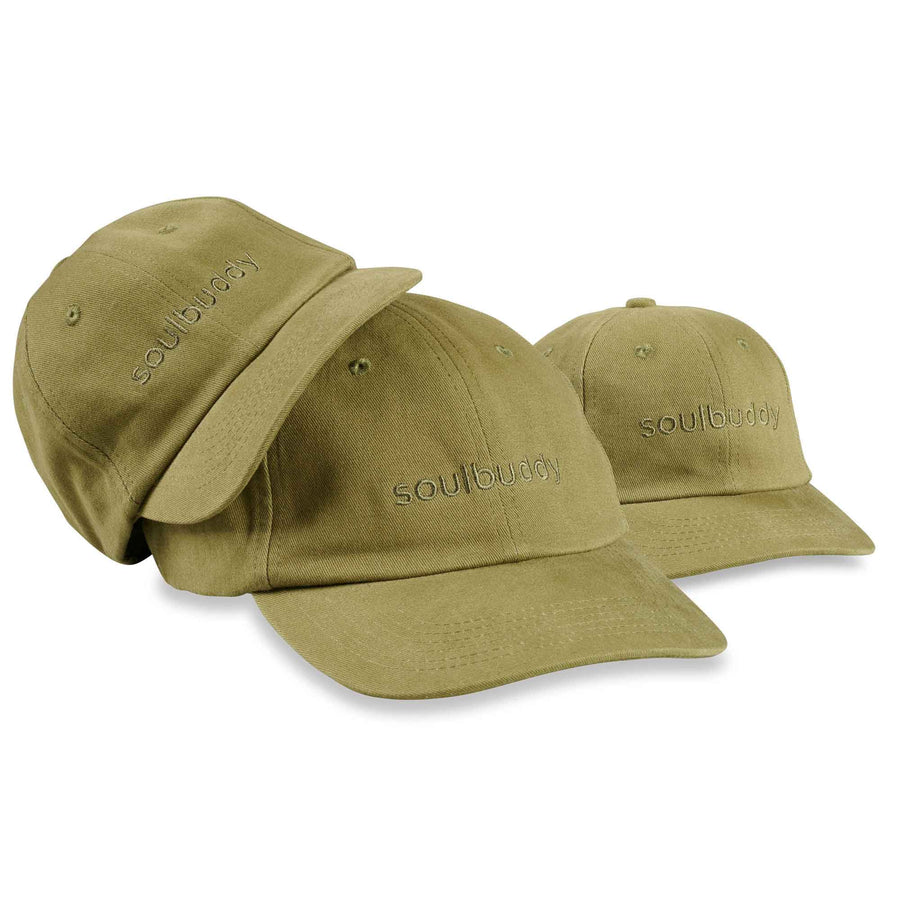 Soulbuddy Dad Hat Basecaps 3er-Set Olive