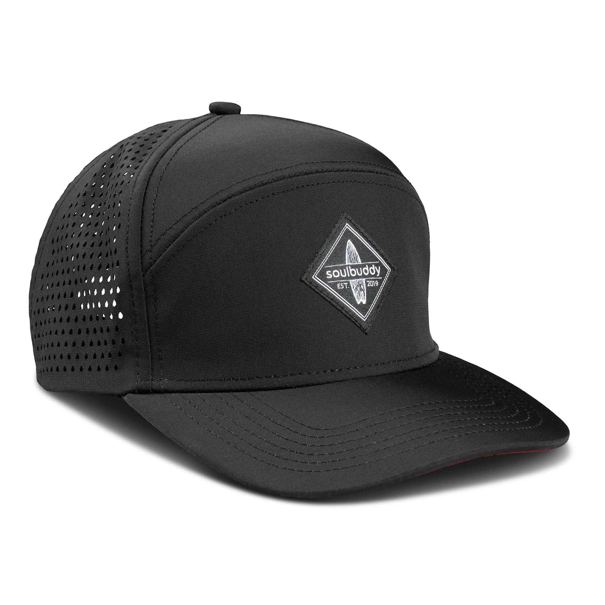 Kinder Cap - Performance Cap in schwarz rot
