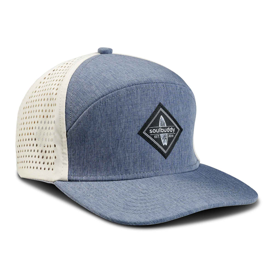 Kinder Cap - Performance Cap Blau Creme