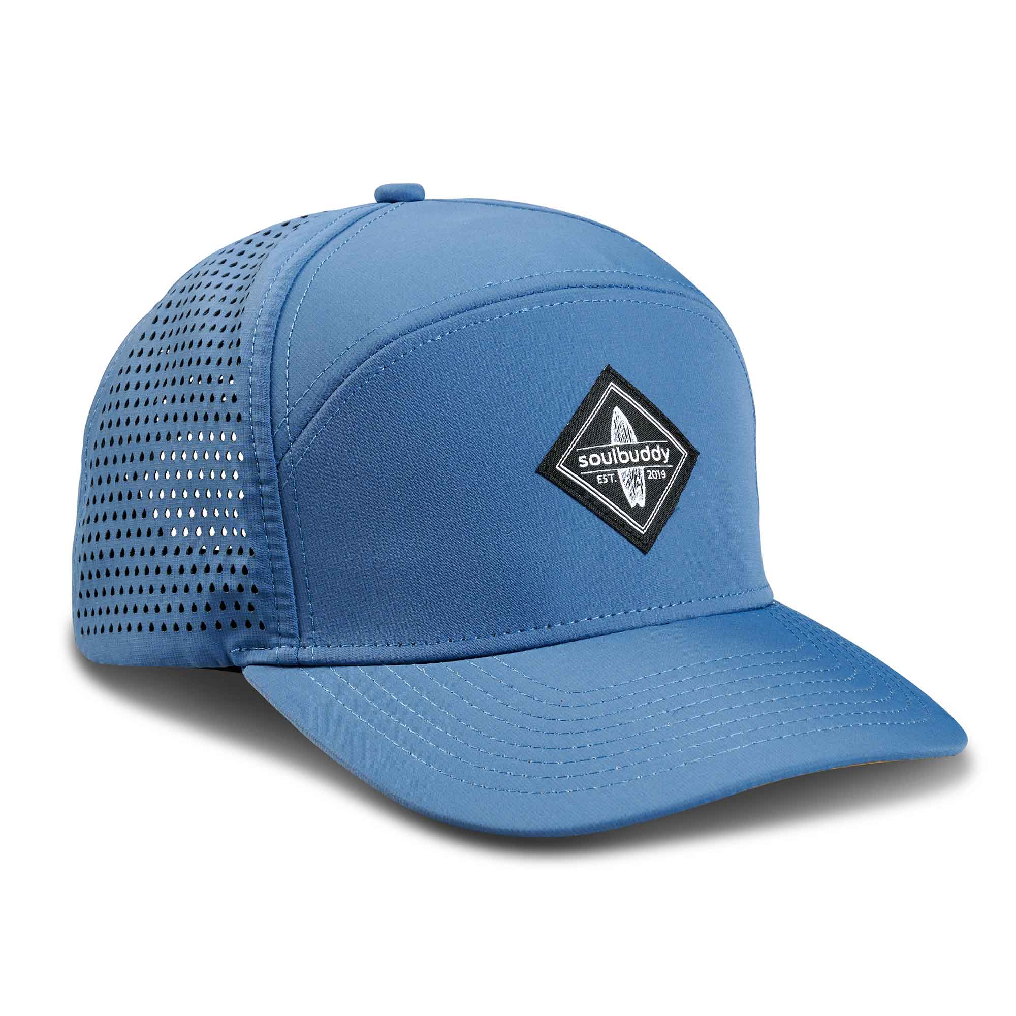 Performance Cap von Soulbuddy in Blau Gelb 
