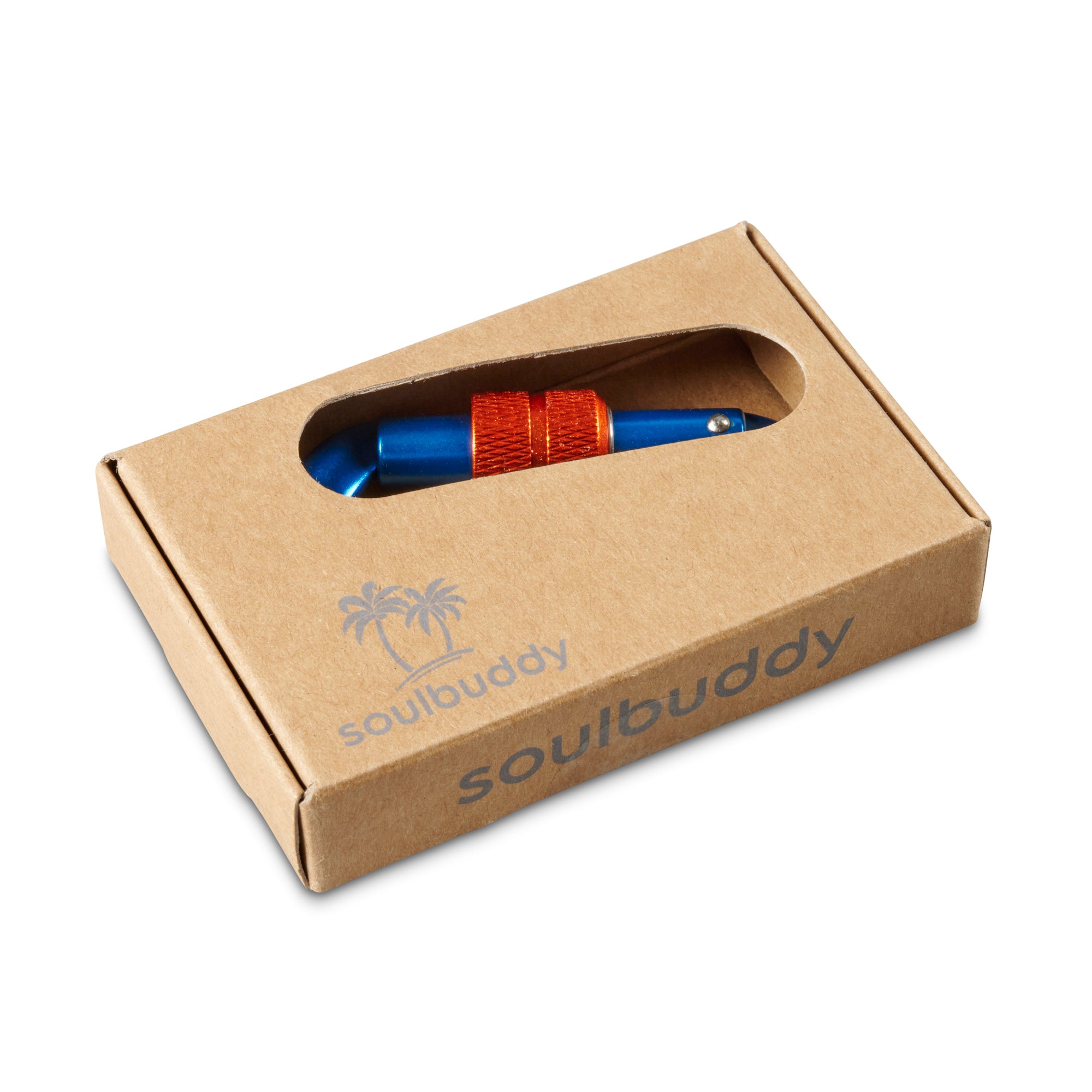 Soulbuddy Cap Karabiner in blau Karton