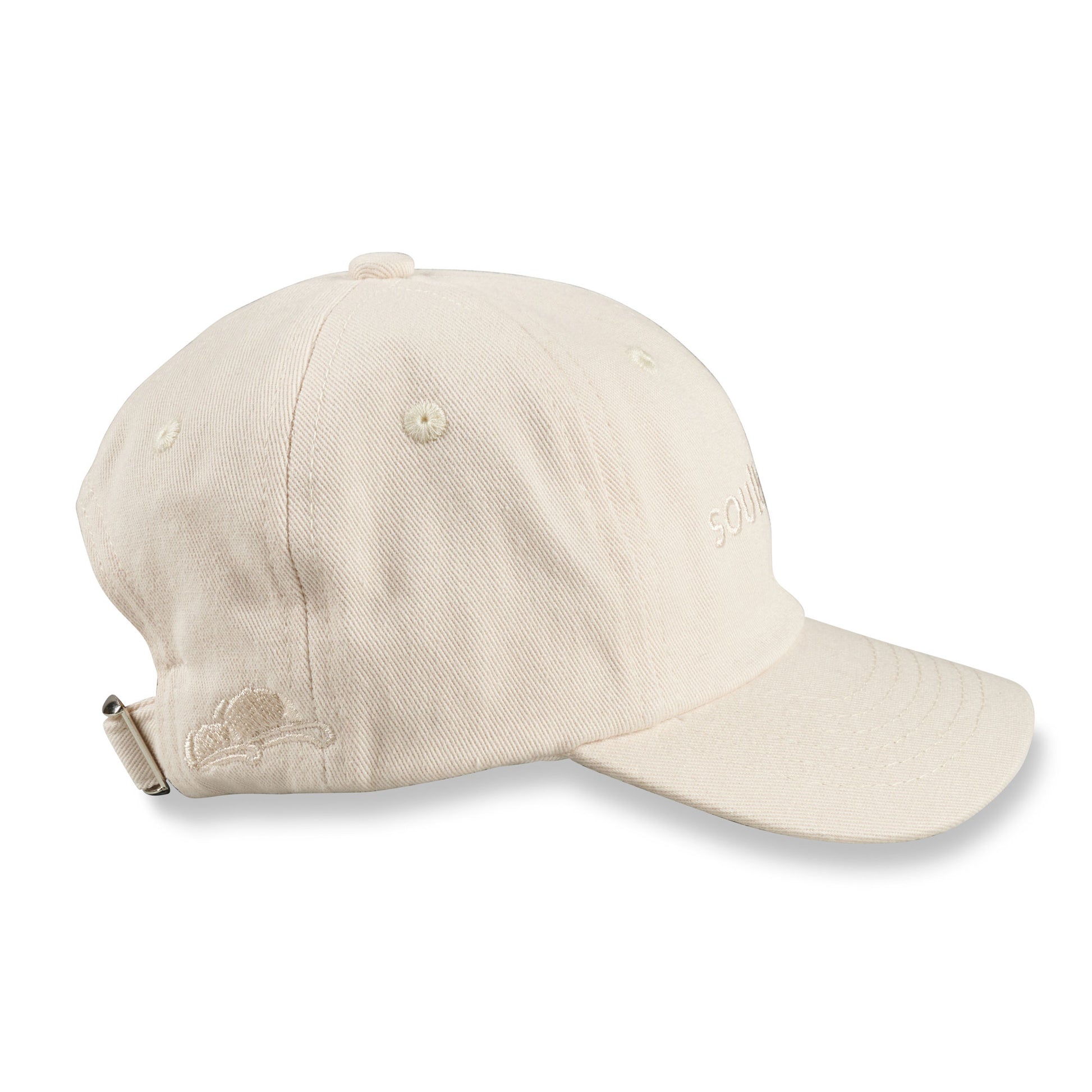 Kinder Cap in Cream Seite
